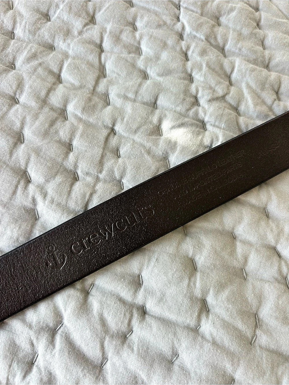 Crewcuts boys’ Dark Brown Leather Belt sz Medium - Picture 3 of 6